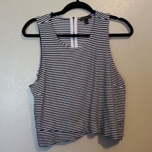 Banana Republic Striped Crop Tank